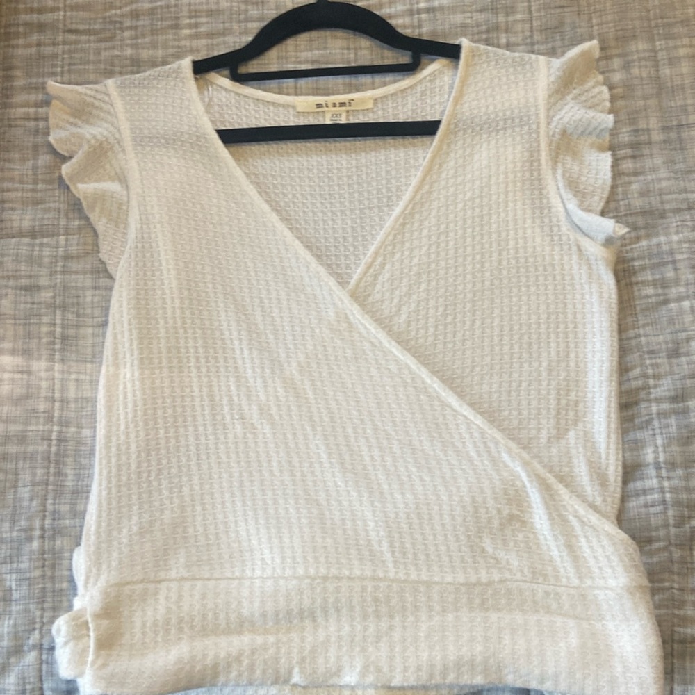 Mi Ami cream color top.  XXS